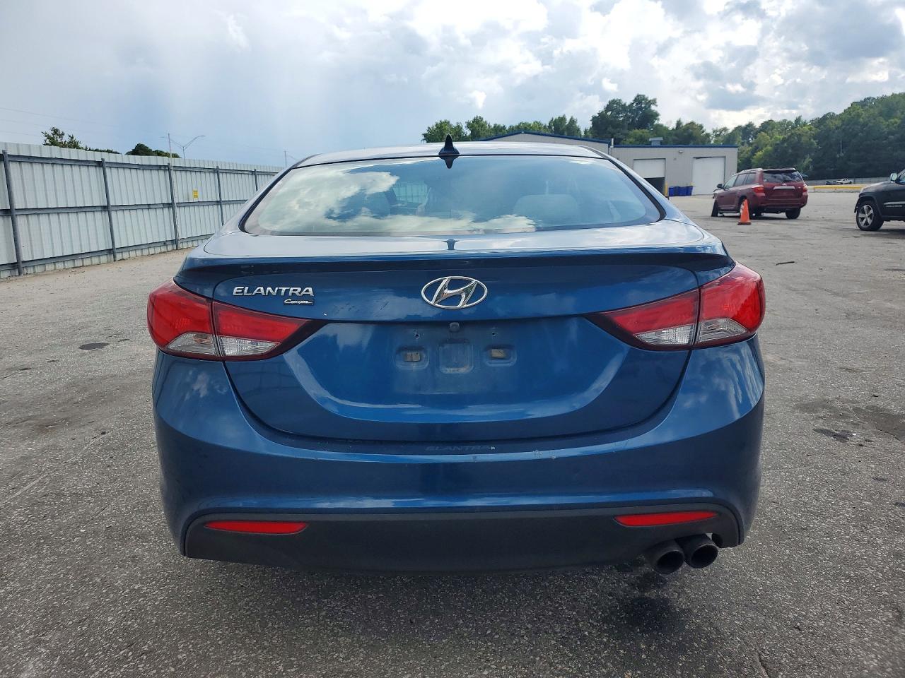 2014 Hyundai Elantra Coupe Base Blue vin: KMHDH6AH9EU024844
