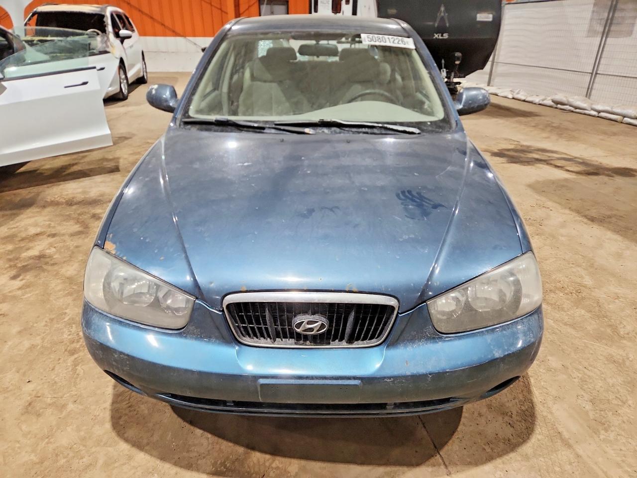 2001 Hyundai Elantra Gl Blue vin: KMHDM45D91U057876