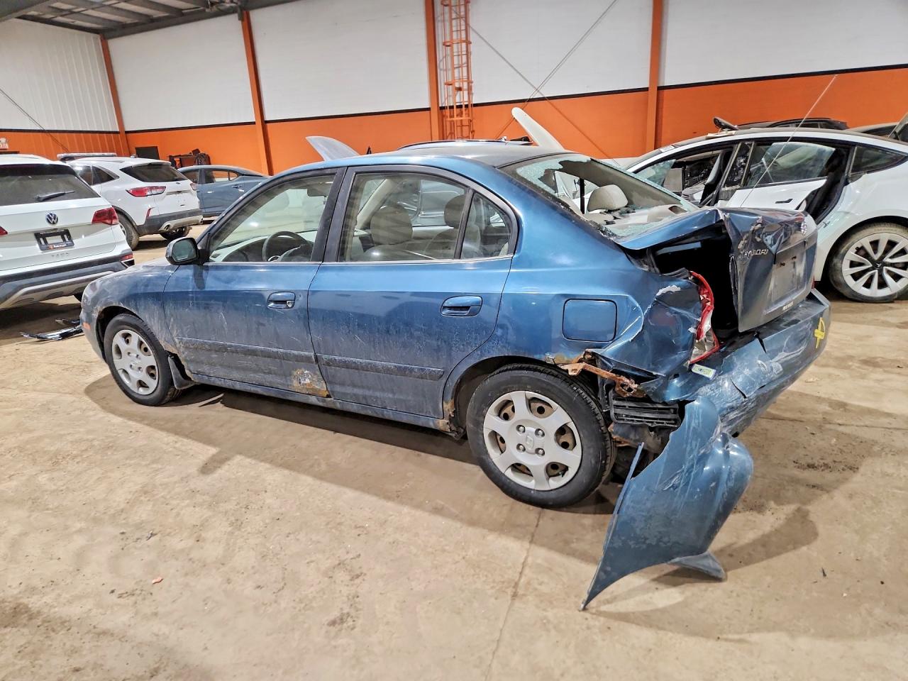 2001 Hyundai Elantra Gl Blue vin: KMHDM45D91U057876