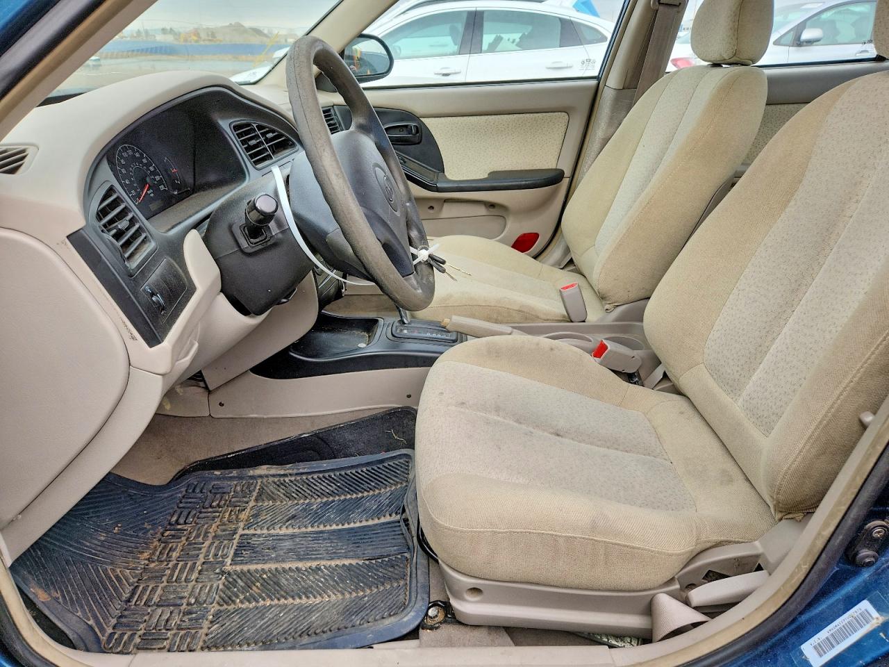 2001 Hyundai Elantra Gl Blue vin: KMHDM45D91U057876