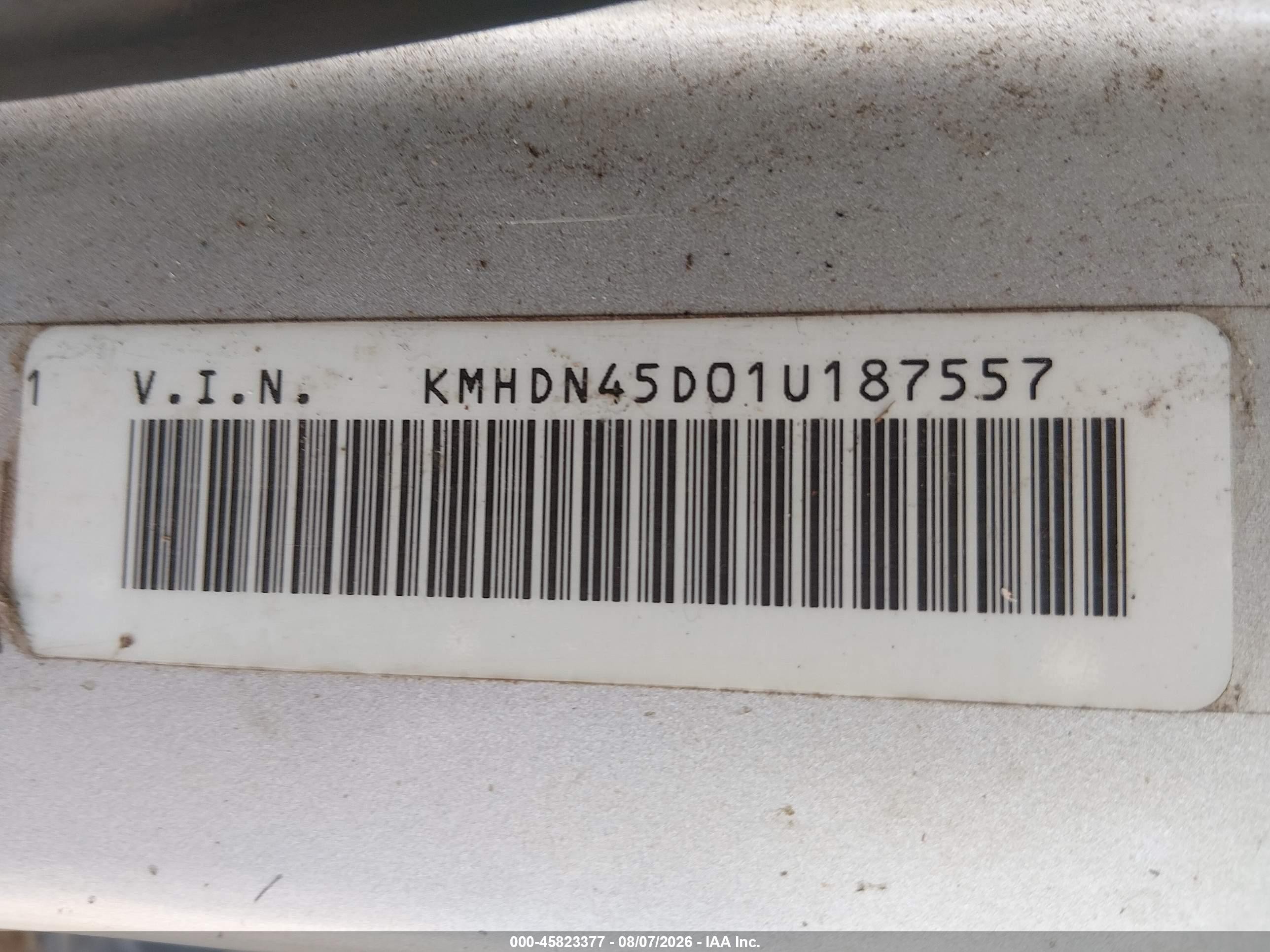 2001 Hyundai Elantra Gls Silver vin: KMHDN45D01U187557
