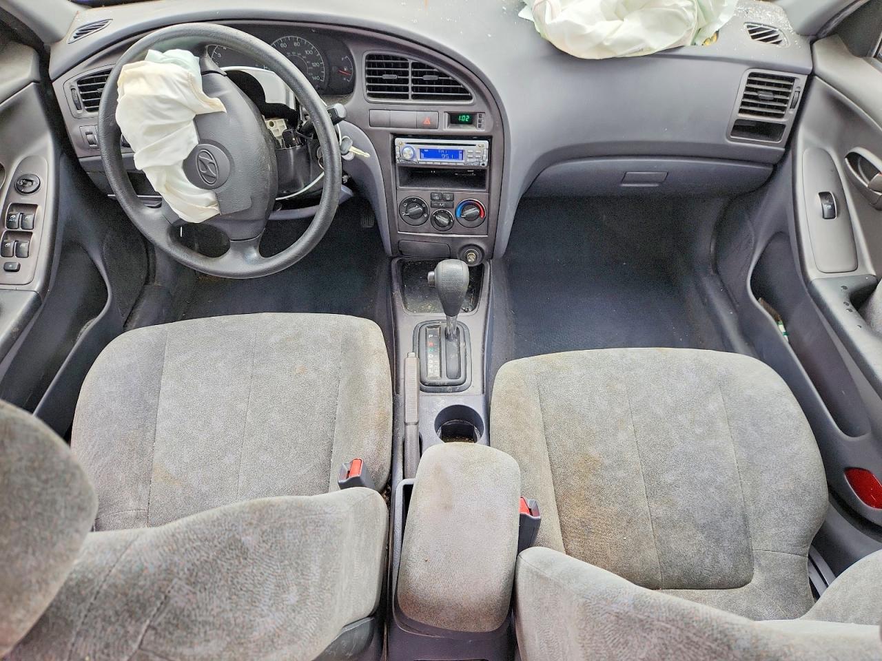 2003 Hyundai Elantra Gls Gray vin: KMHDN45D03U529513