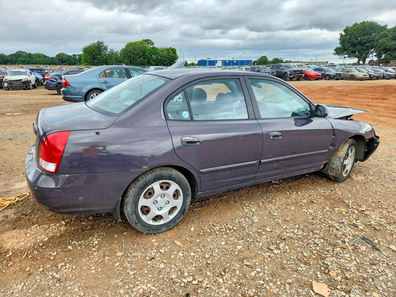 2003 Hyundai Elantra Gls Gray vin: KMHDN45D03U529513