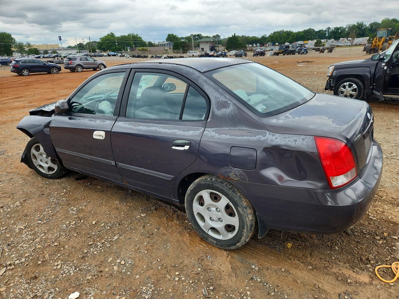 2003 Hyundai Elantra Gls Gray vin: KMHDN45D03U529513