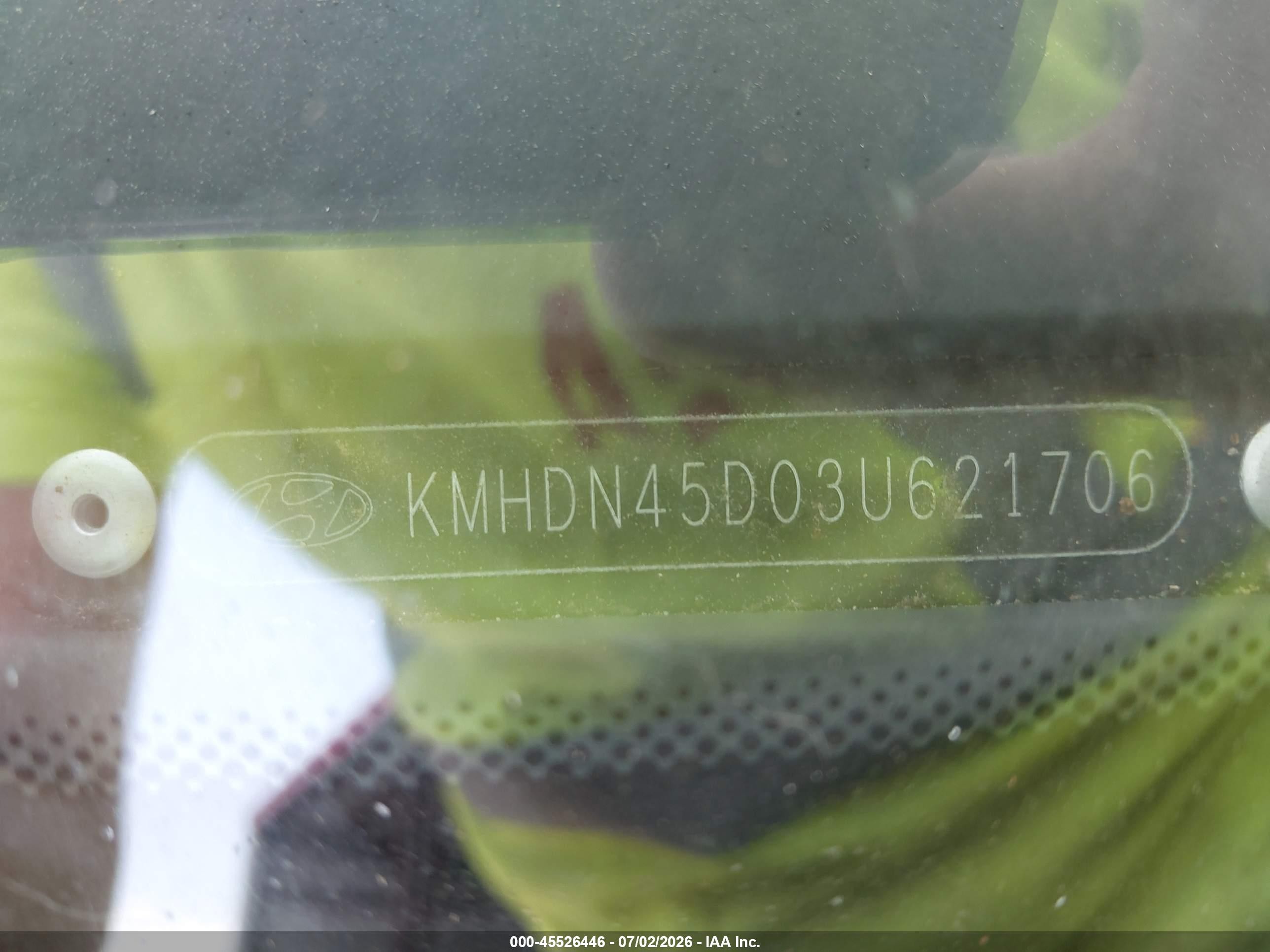 2003 Hyundai Elantra Gls/gt Серый vin: KMHDN45D03U621706