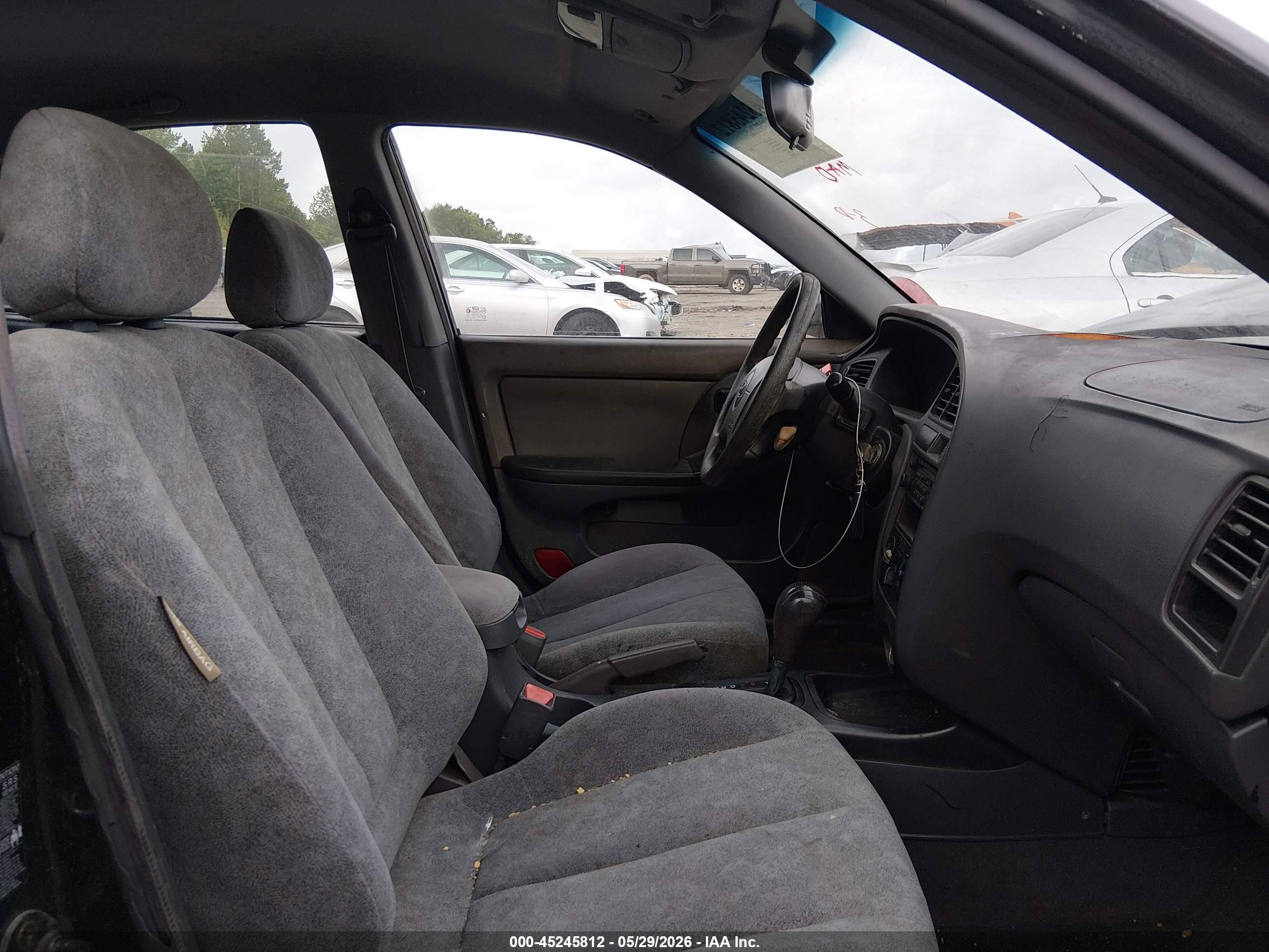 2002 Hyundai Elantra Gls Black vin: KMHDN45D12U315743