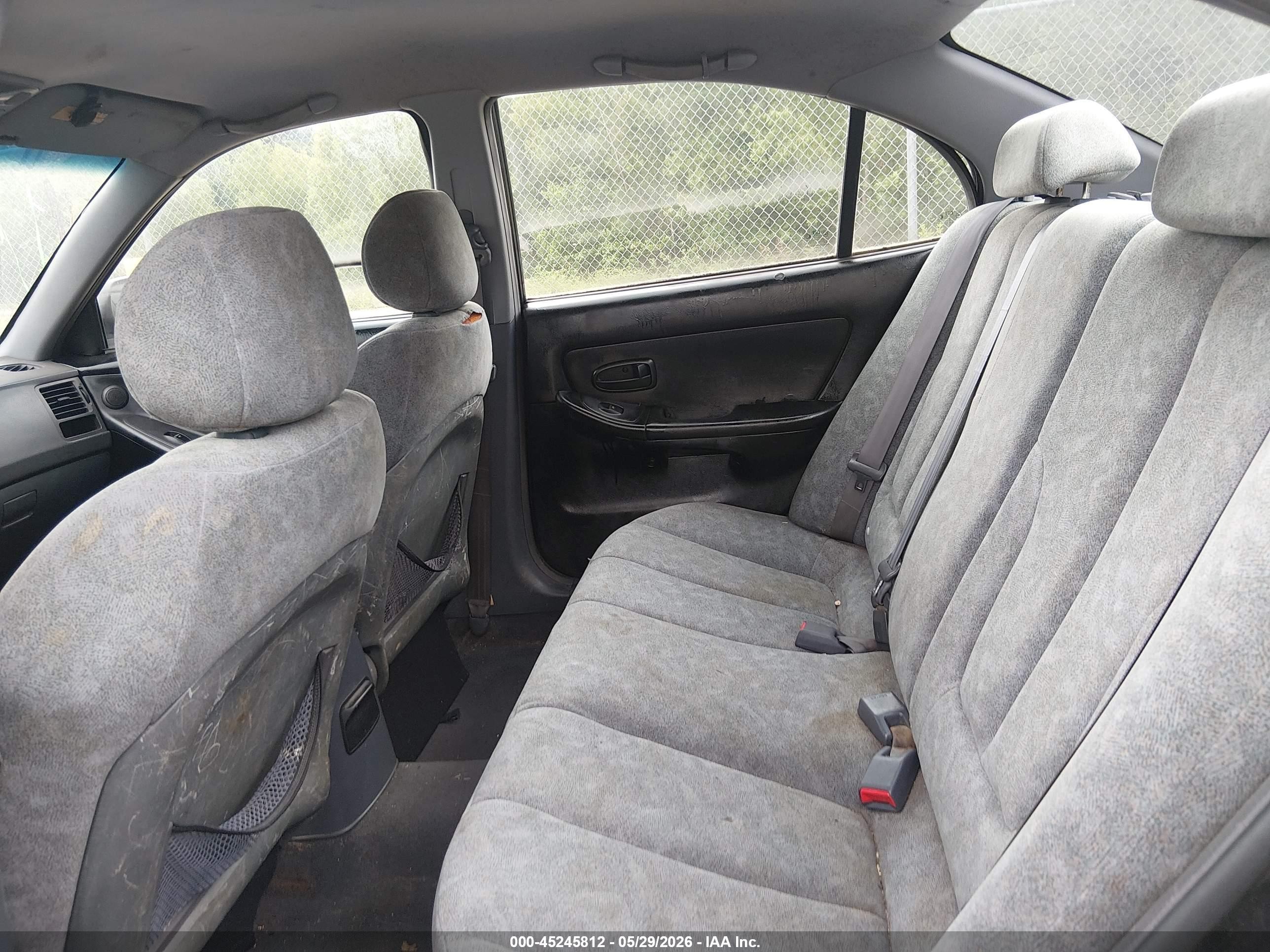 2002 Hyundai Elantra Gls Black vin: KMHDN45D12U315743