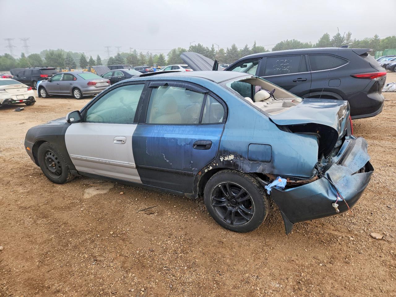 2003 Hyundai Elantra Gls Teal vin: KMHDN45D13U523929