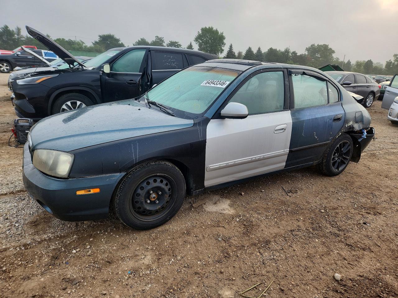 2003 Hyundai Elantra Gls Teal vin: KMHDN45D13U523929