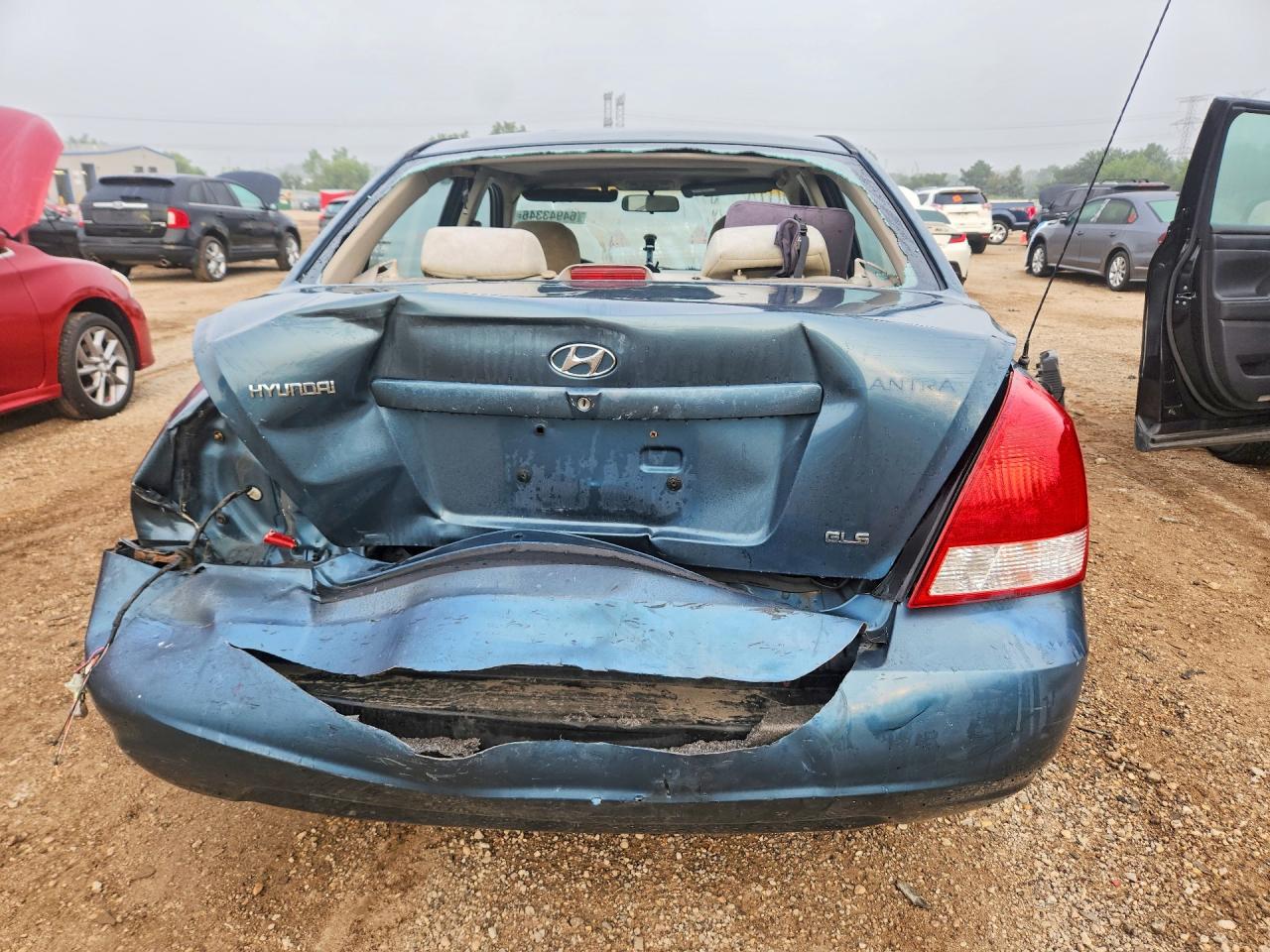 2003 Hyundai Elantra Gls Teal vin: KMHDN45D13U523929