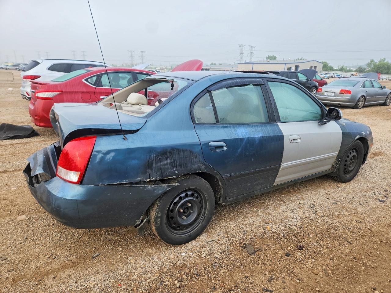 2003 Hyundai Elantra Gls Teal vin: KMHDN45D13U523929