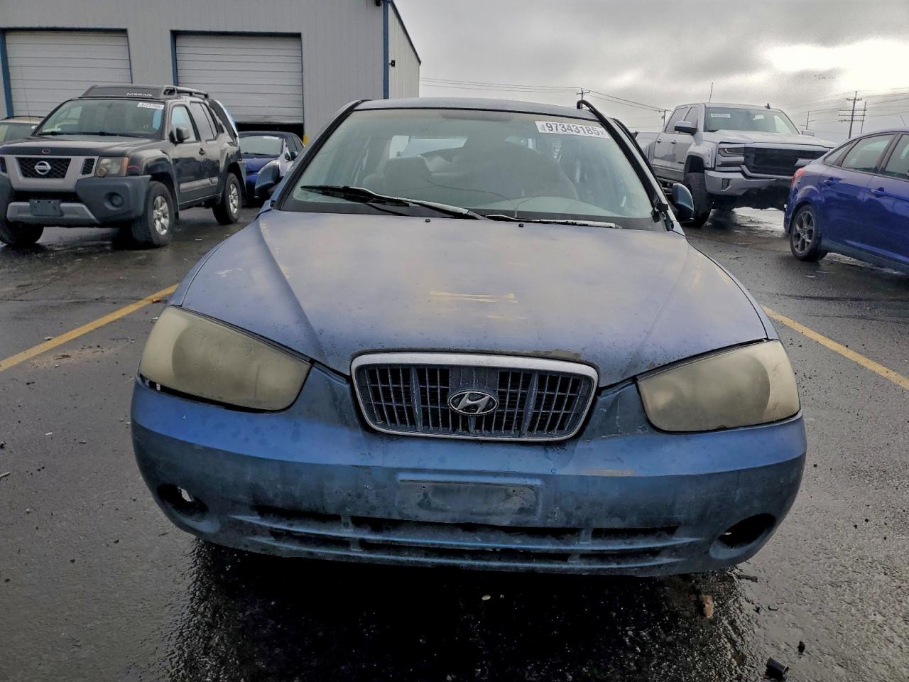 2001 Hyundai Elantra Gls Green vin: KMHDN45D21U205380