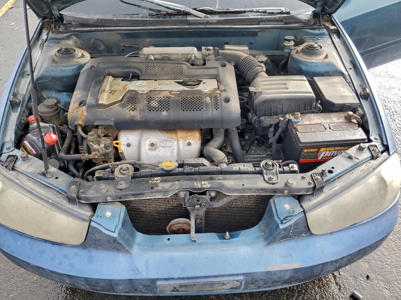 2001 Hyundai Elantra Gls Green vin: KMHDN45D21U205380