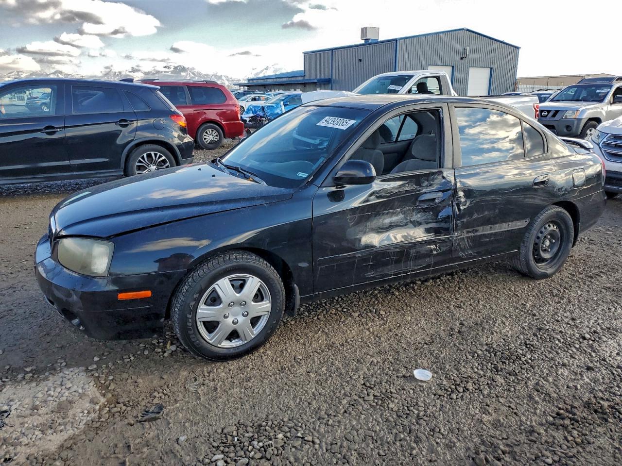 2002 Hyundai Elantra Gls Черный vin: KMHDN45D22U297284
