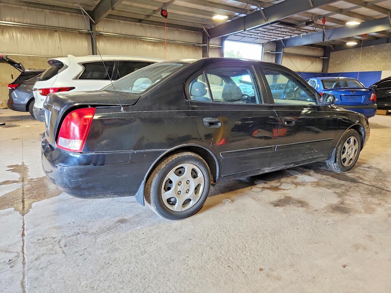 2003 Hyundai Elantra Gls Black vin: KMHDN45D23U610514