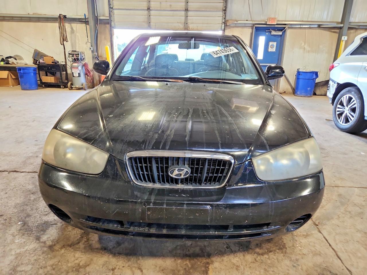 2003 Hyundai Elantra Gls Black vin: KMHDN45D23U610514
