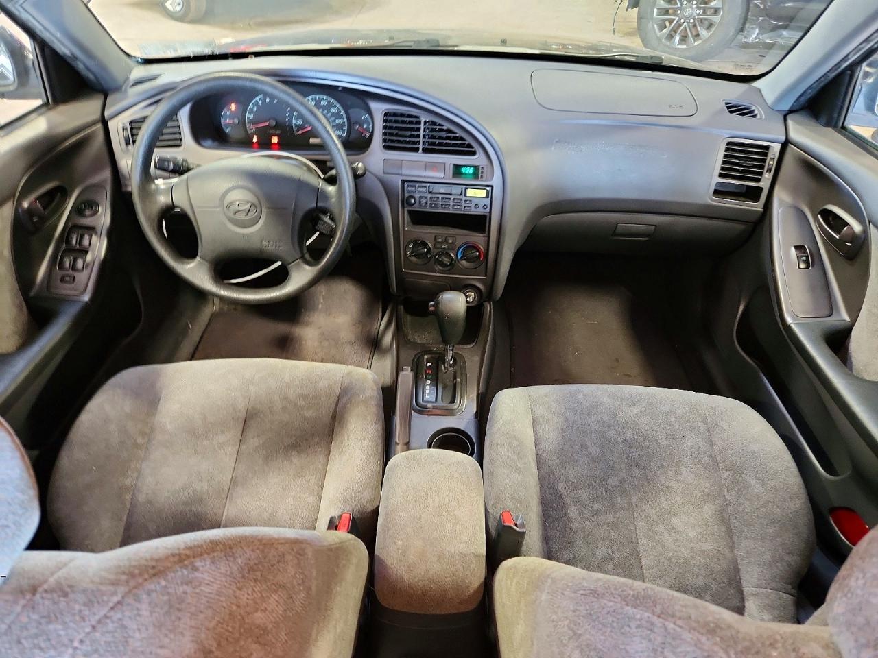 2003 Hyundai Elantra Gls Black vin: KMHDN45D23U610514
