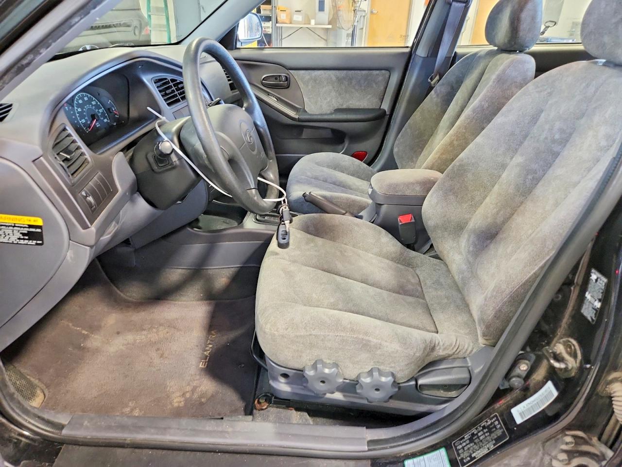 2003 Hyundai Elantra Gls Black vin: KMHDN45D23U610514