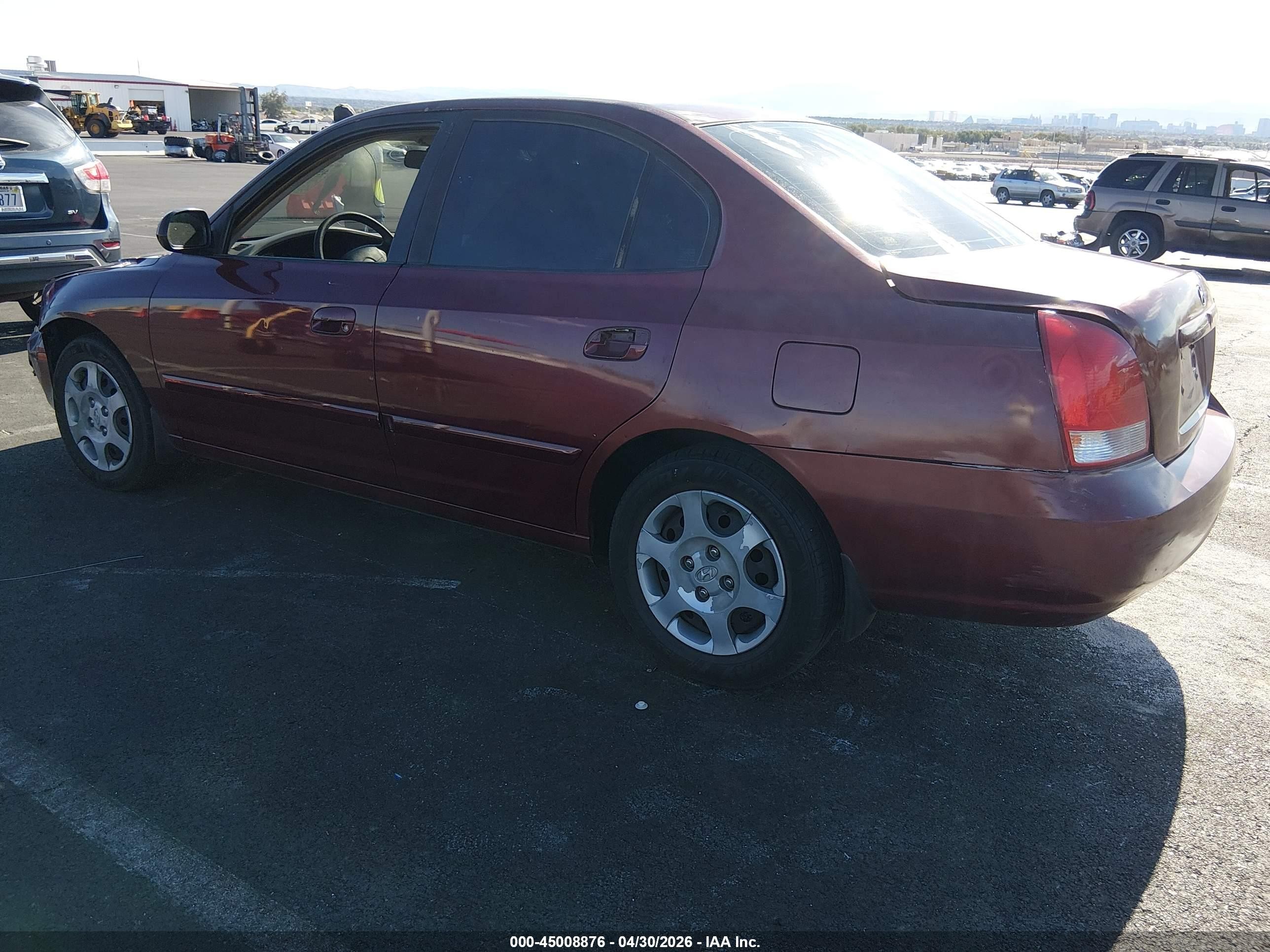 2001 Hyundai Elantra Gls Red vin: KMHDN45D31U176035