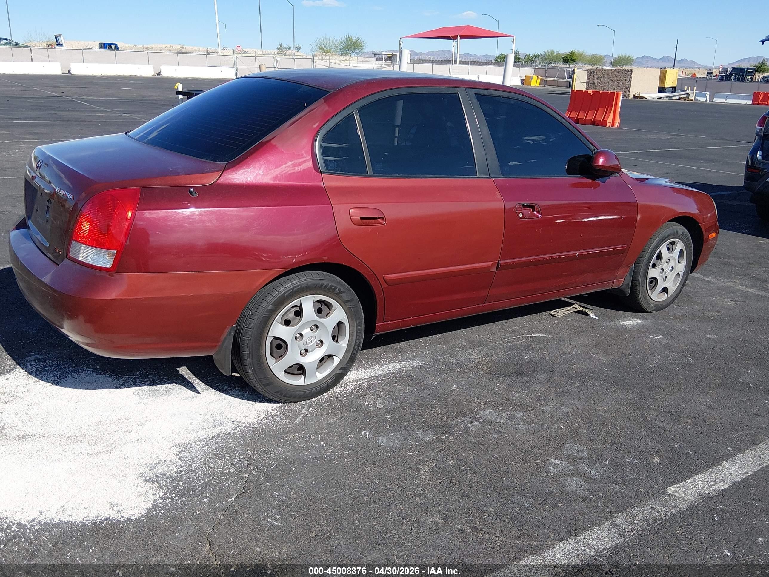 2001 Hyundai Elantra Gls Red vin: KMHDN45D31U176035