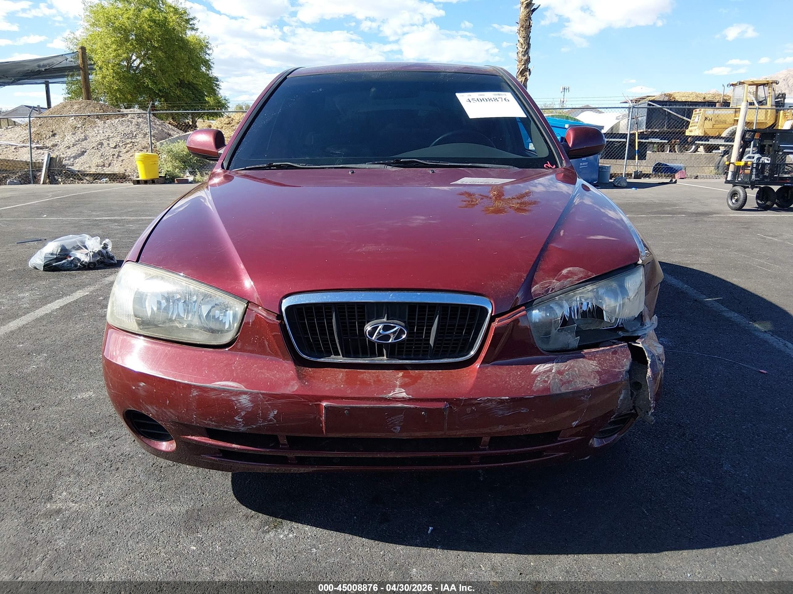 2001 Hyundai Elantra Gls Red vin: KMHDN45D31U176035