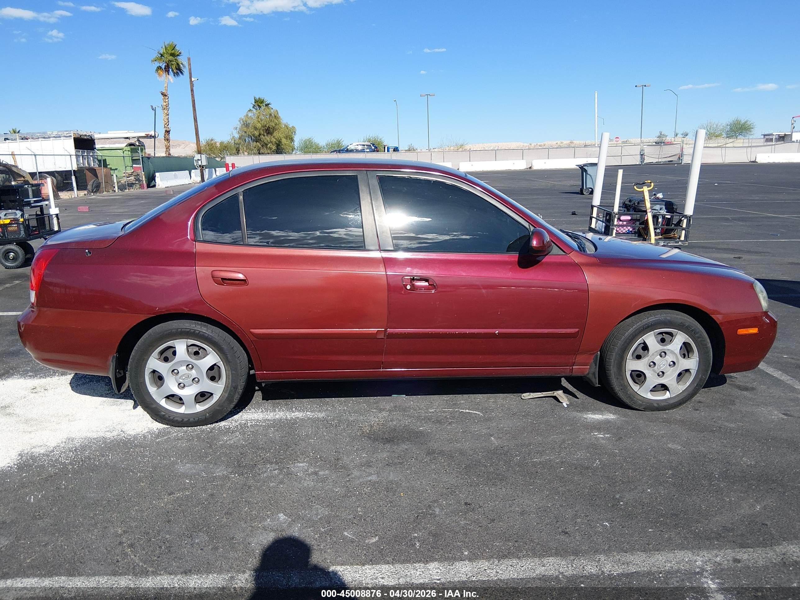 2001 Hyundai Elantra Gls Red vin: KMHDN45D31U176035