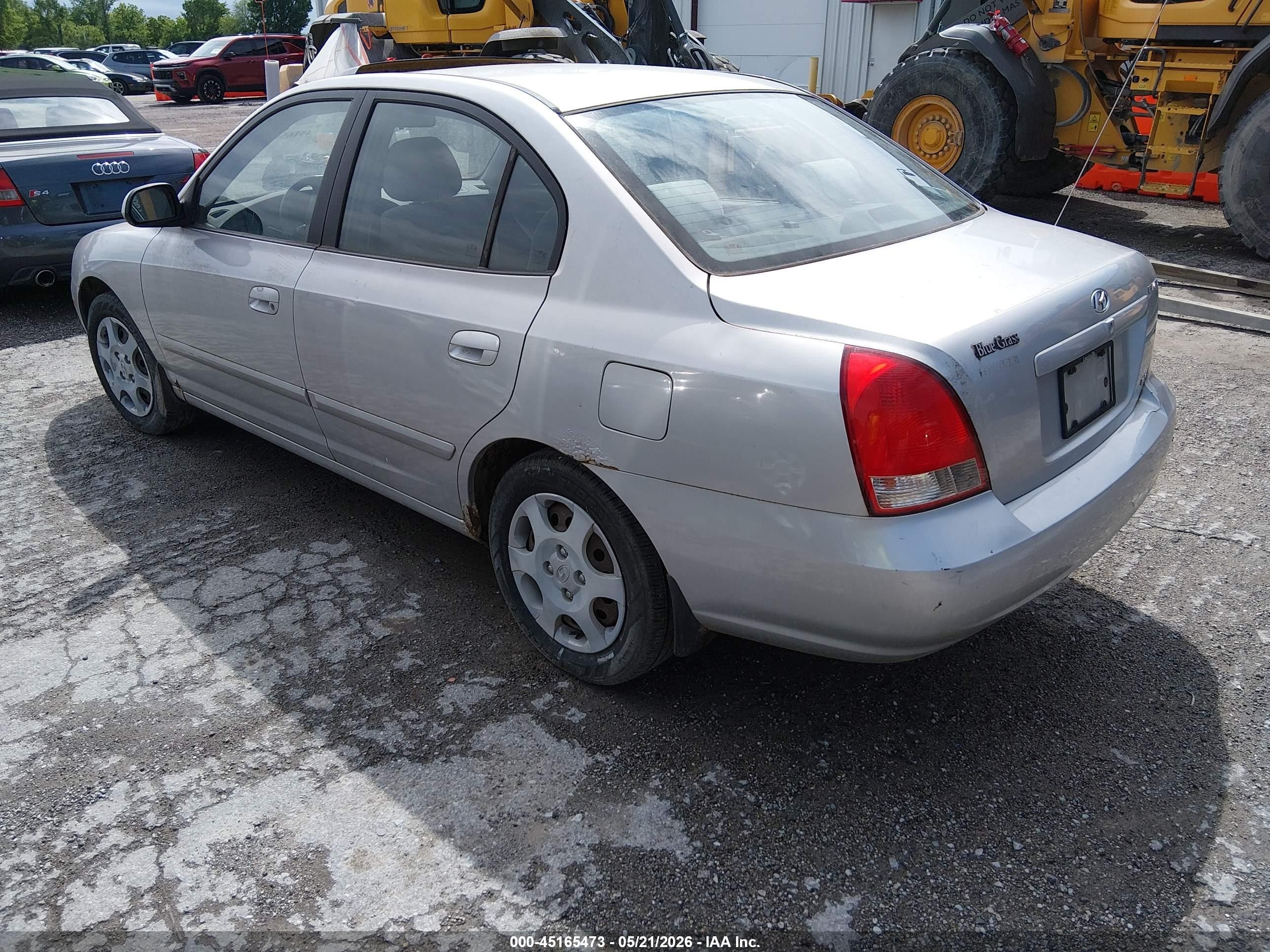 2001 Hyundai Elantra Gls Silver vin: KMHDN45D31U248366