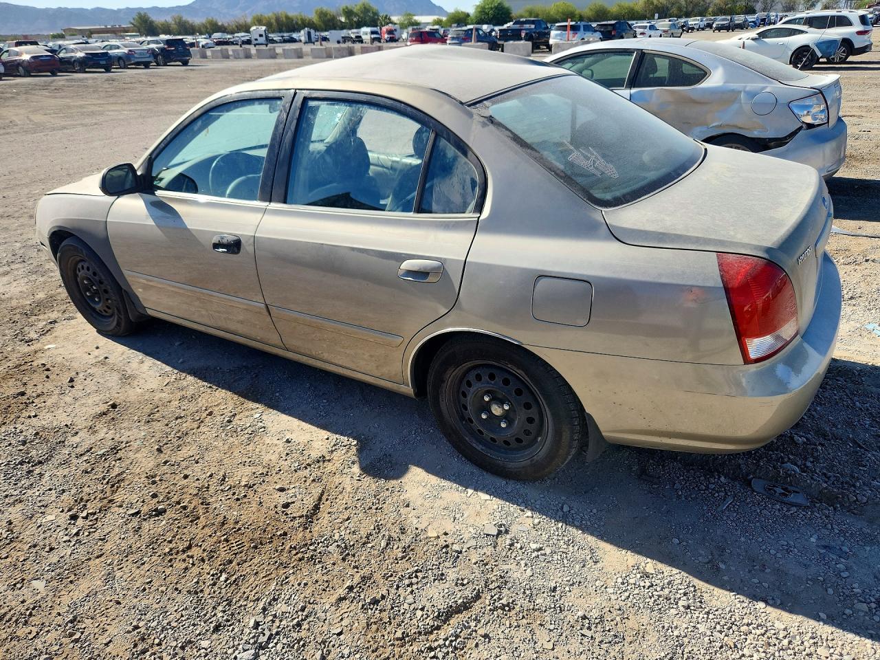 2002 Hyundai Elantra Gls Gold vin: KMHDN45D32U319566