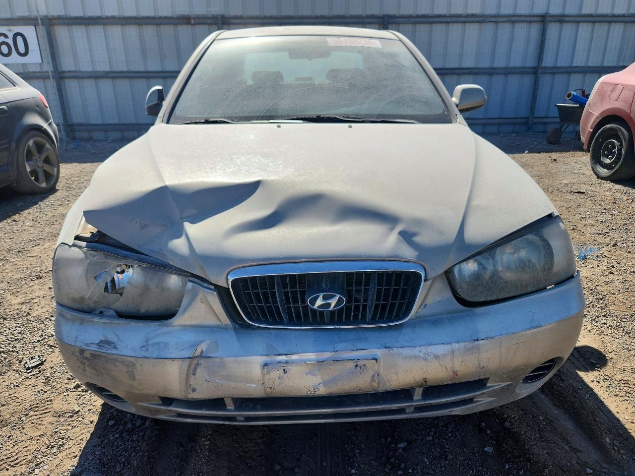 2001 Hyundai Elantra Gls White vin: KMHDN45D41U222861