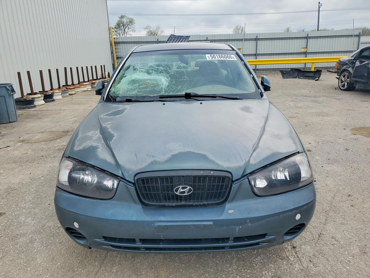 2002 Hyundai Elantra Gls Green vin: KMHDN45D42U422186