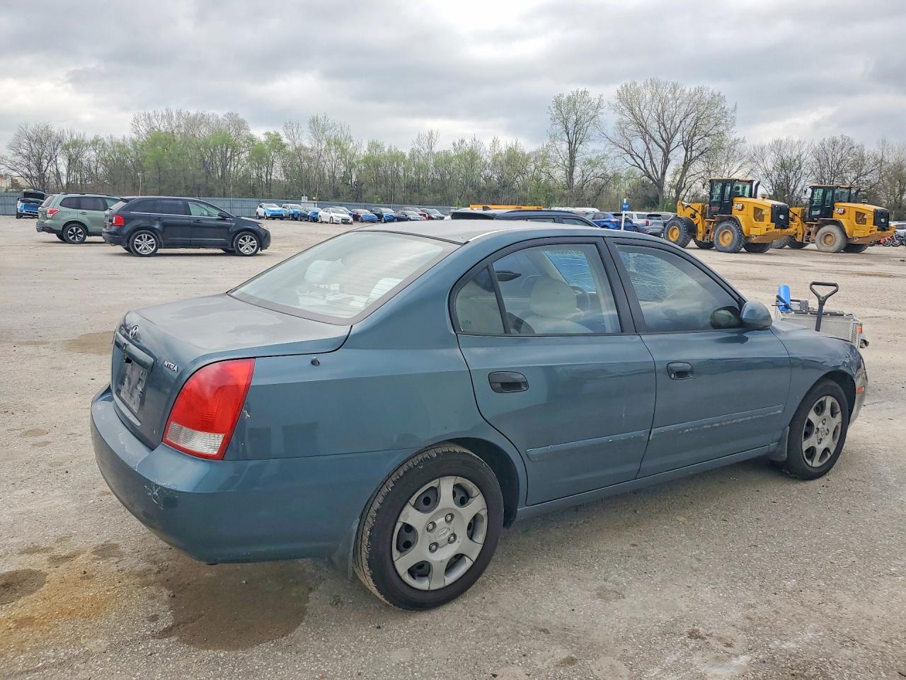 2002 Hyundai Elantra Gls Green vin: KMHDN45D42U422186