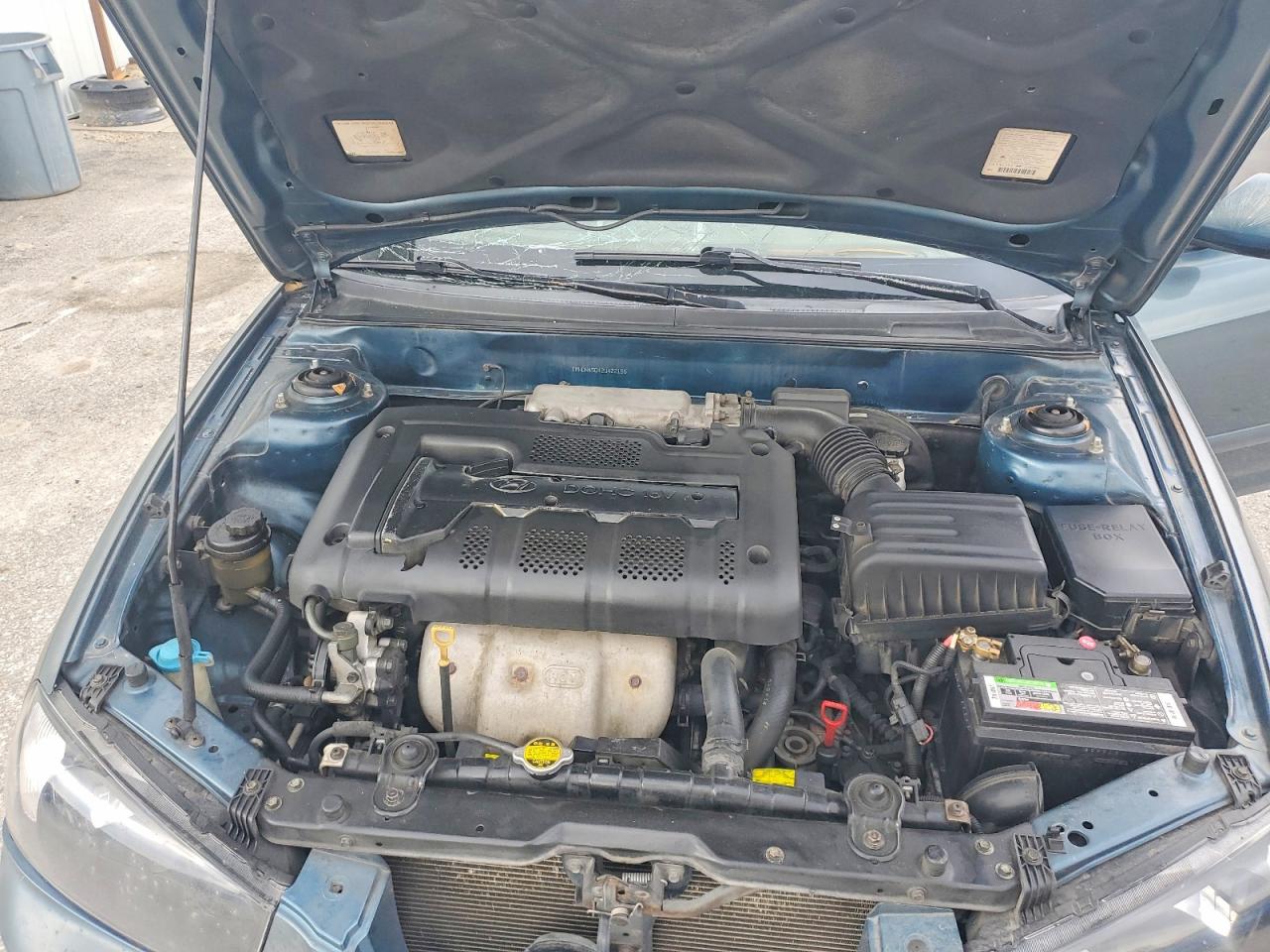 2002 Hyundai Elantra Gls Green vin: KMHDN45D42U422186