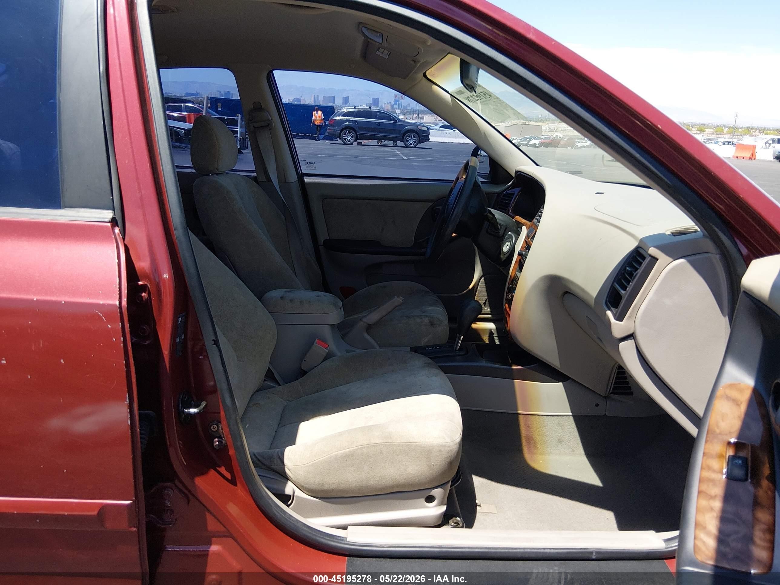 2003 Hyundai Elantra Gls/gt Maroon vin: KMHDN45D43U516280
