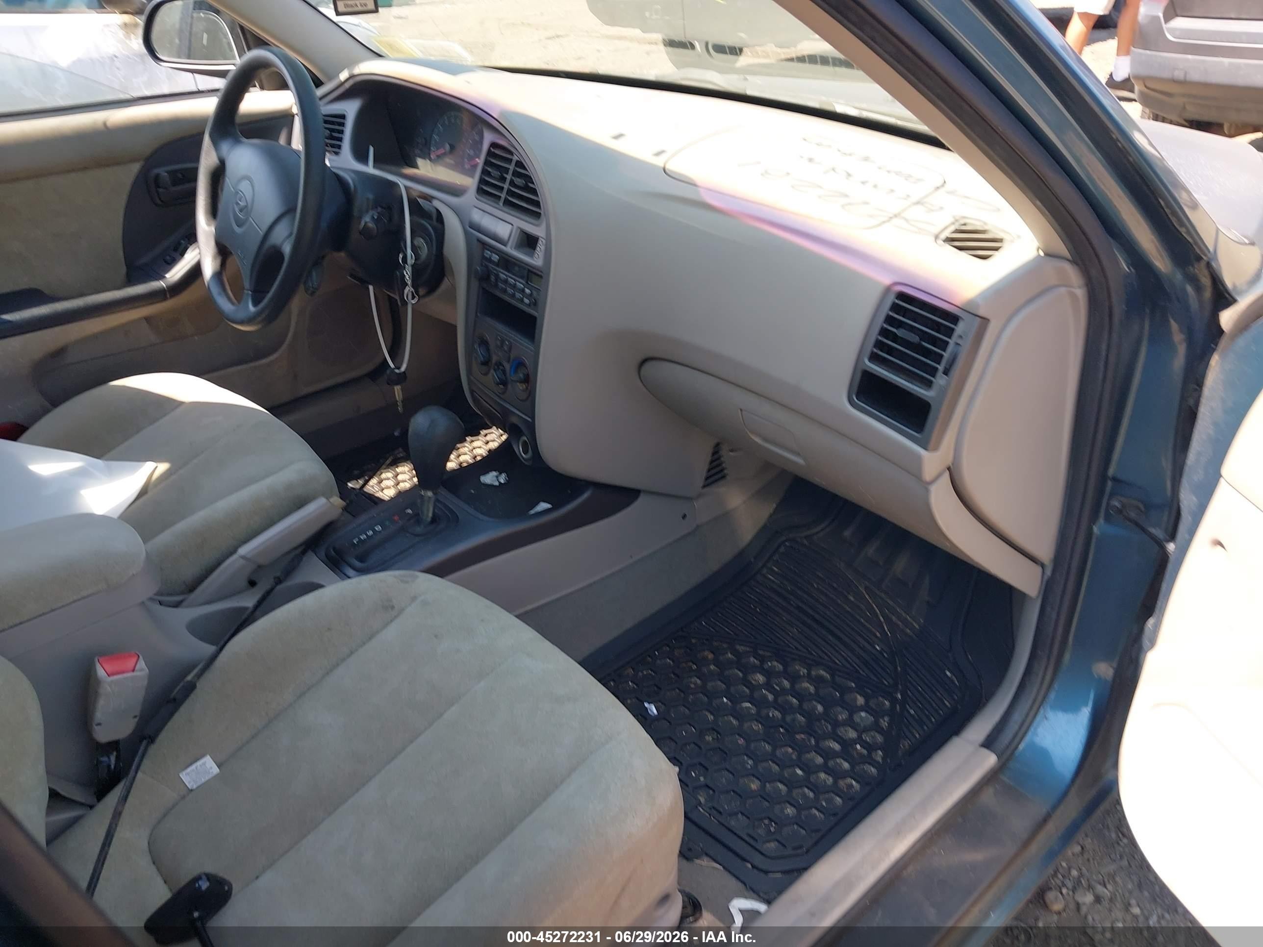 2003 Hyundai Elantra Gls/gt Blue vin: KMHDN45D43U616637