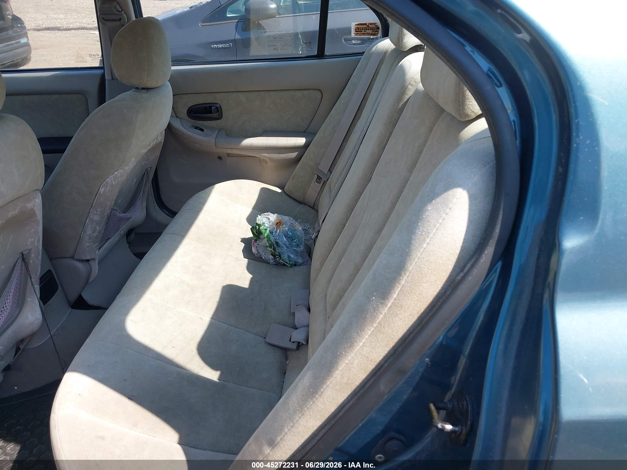 2003 Hyundai Elantra Gls/gt Blue vin: KMHDN45D43U616637