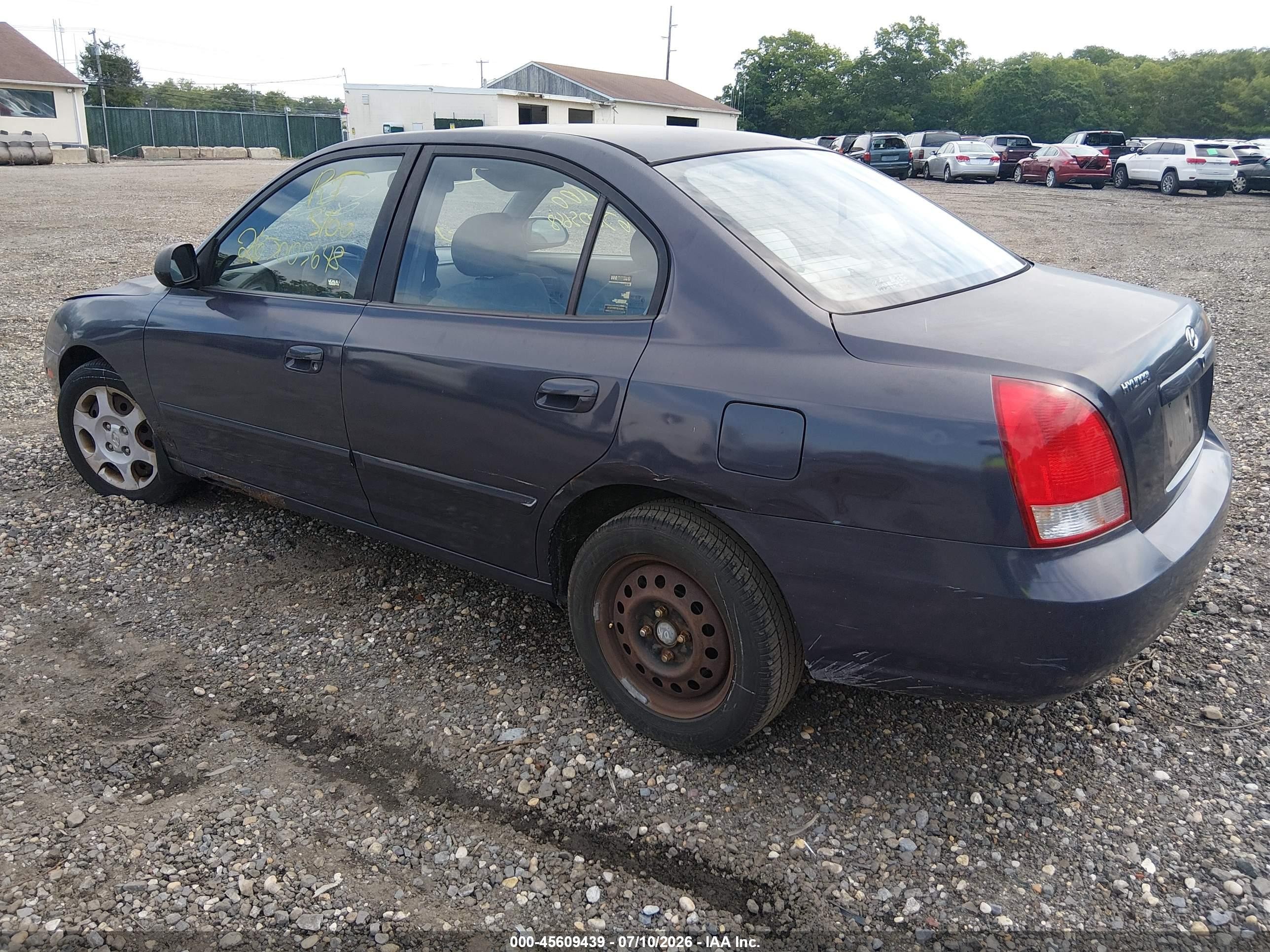 2001 Hyundai Elantra Gls Gray vin: KMHDN45D51U152660
