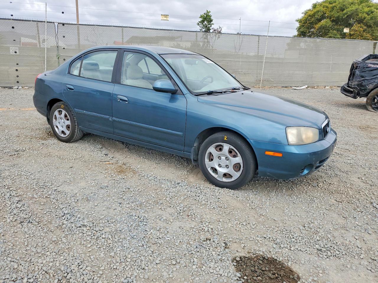 2002 Hyundai Elantra Gls Blue vin: KMHDN45D52U387528