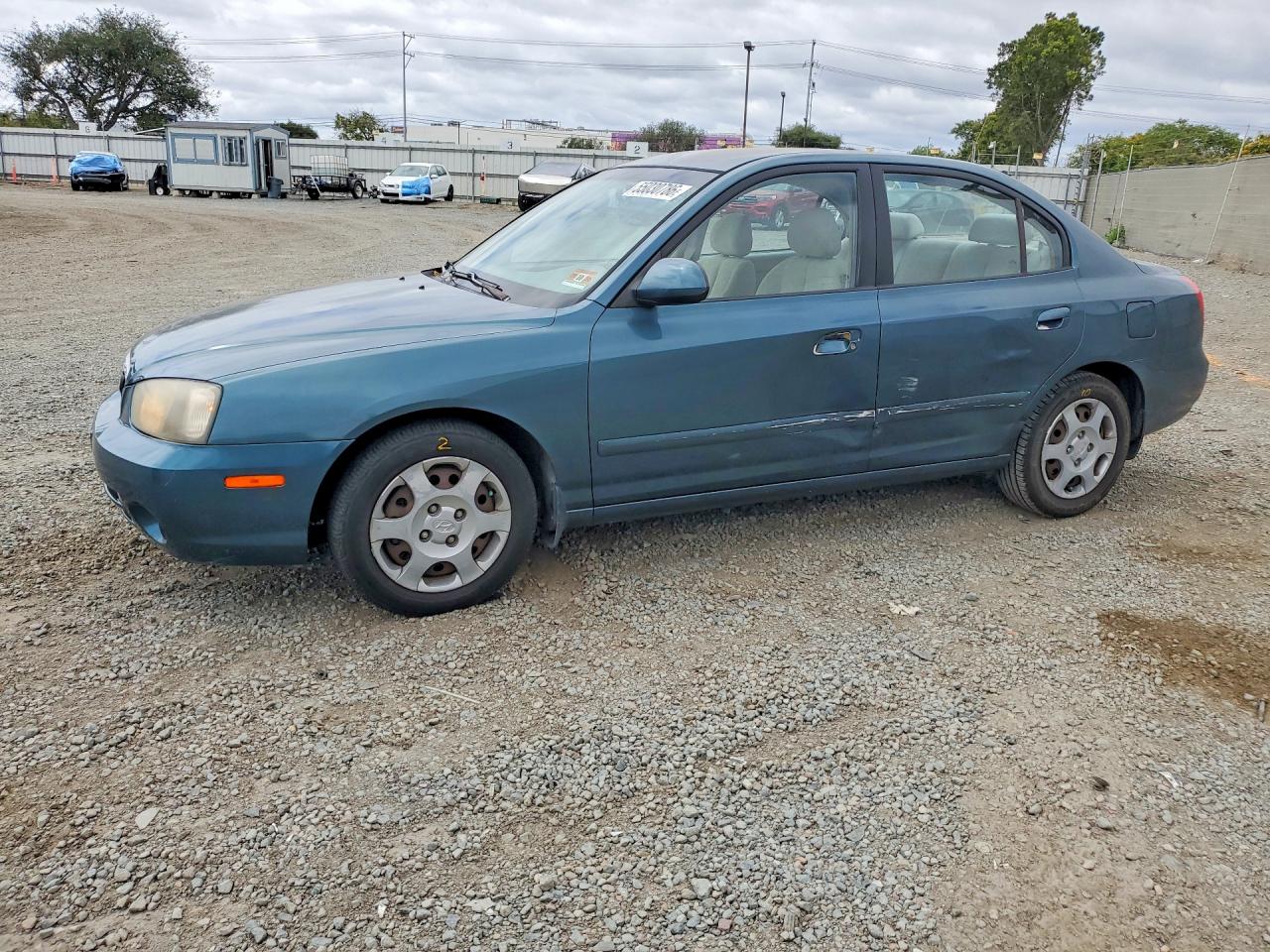 2002 Hyundai Elantra Gls Blue vin: KMHDN45D52U387528