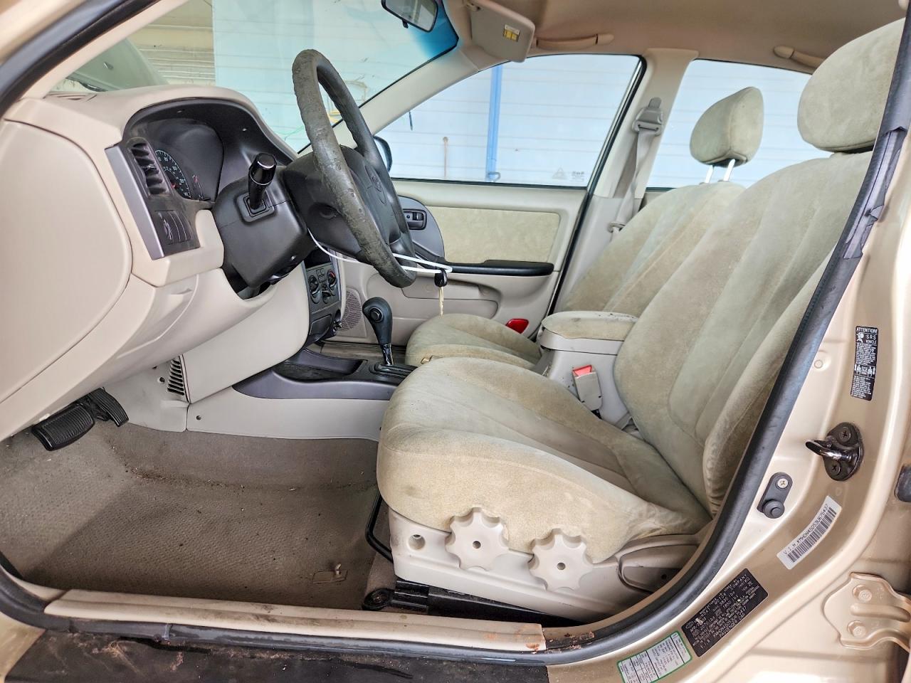 2003 Hyundai Elantra Gls Beige vin: KMHDN45D53U675437
