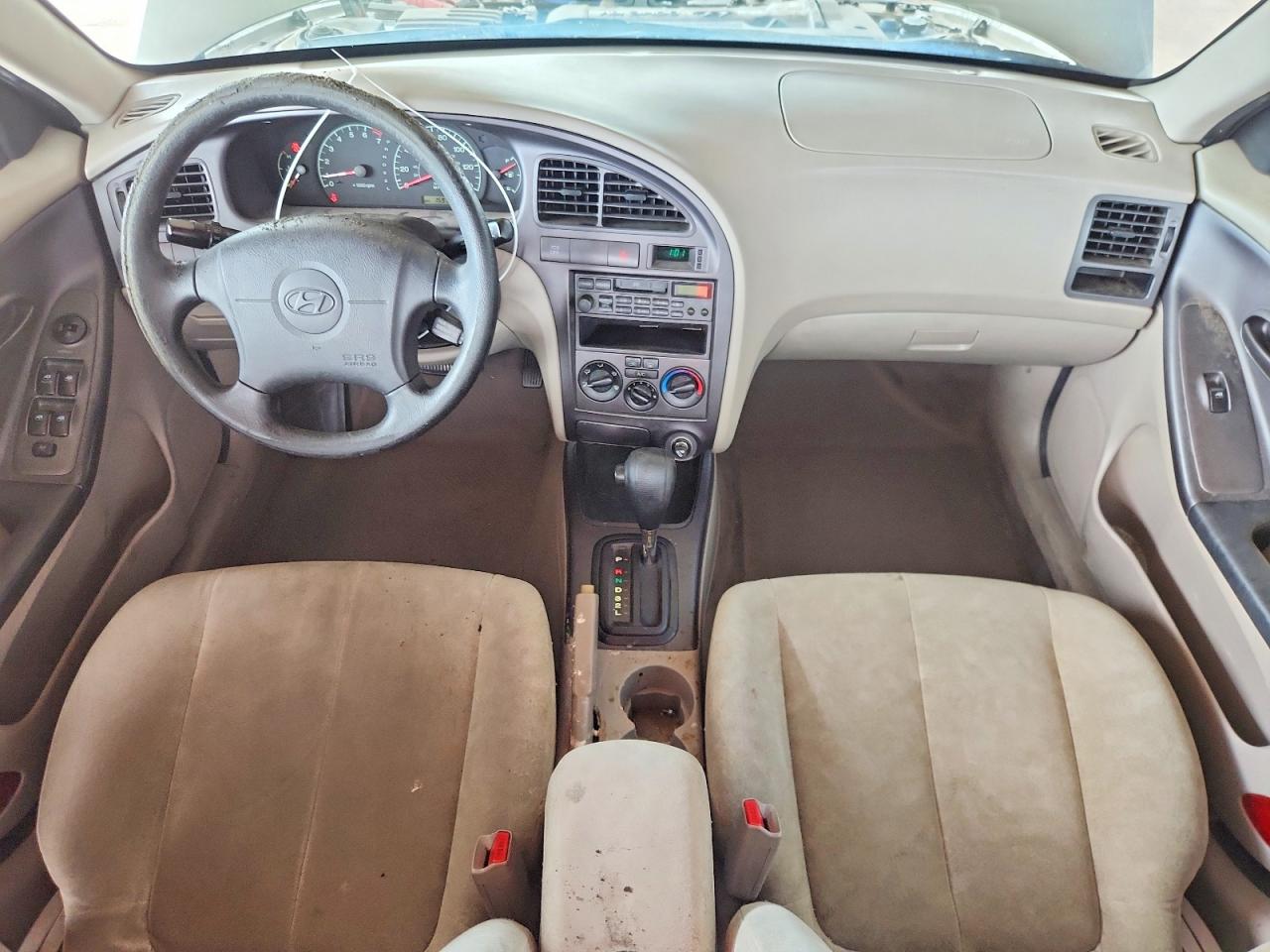 2003 Hyundai Elantra Gls Beige vin: KMHDN45D53U675437