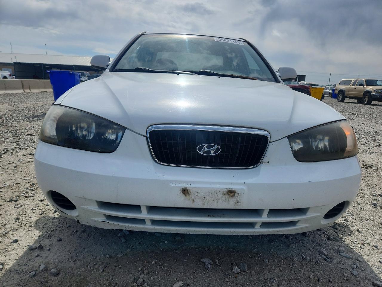 2001 Hyundai Elantra Gls White vin: KMHDN45D61U026999
