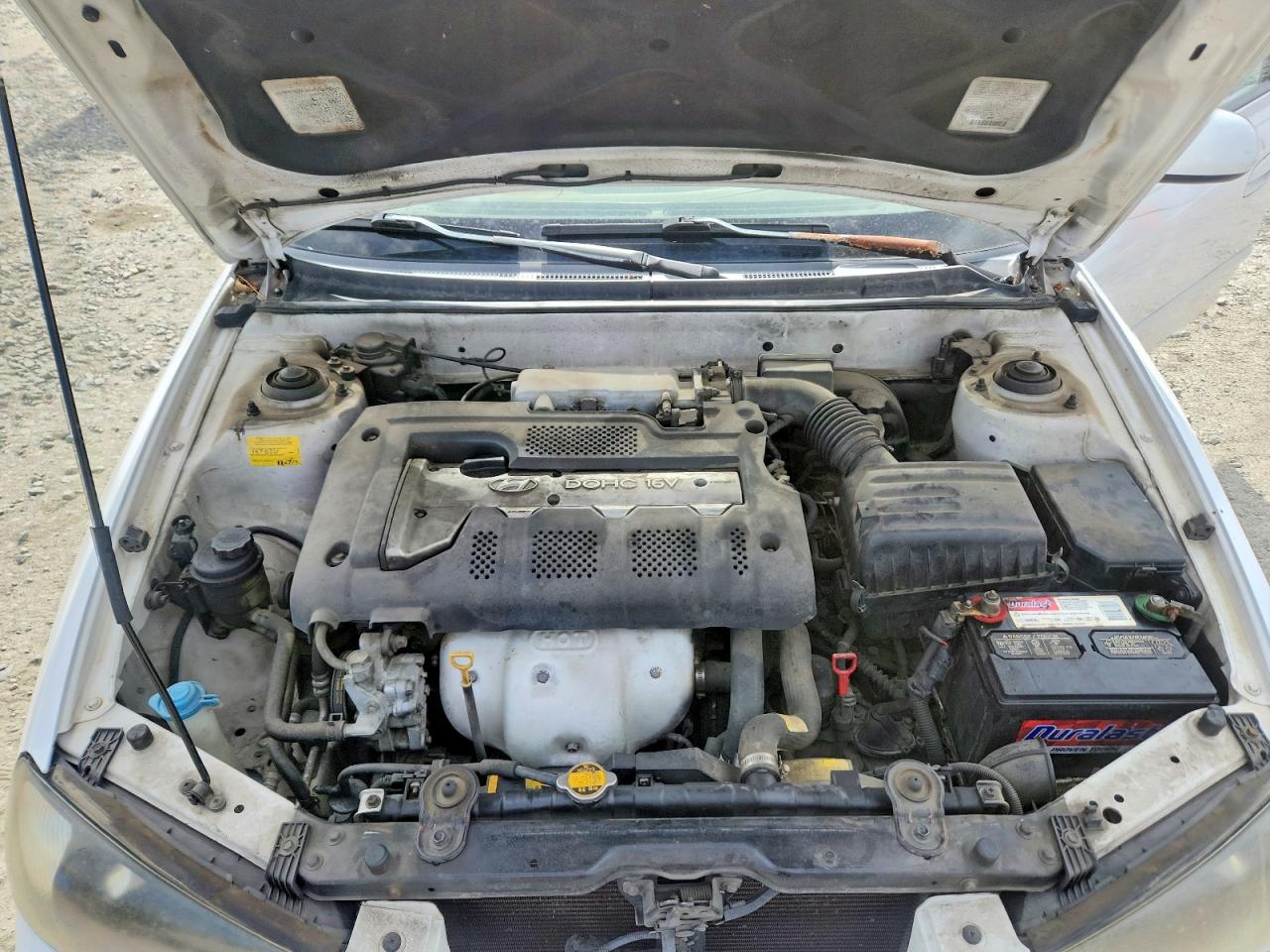 2001 Hyundai Elantra Gls White vin: KMHDN45D61U026999