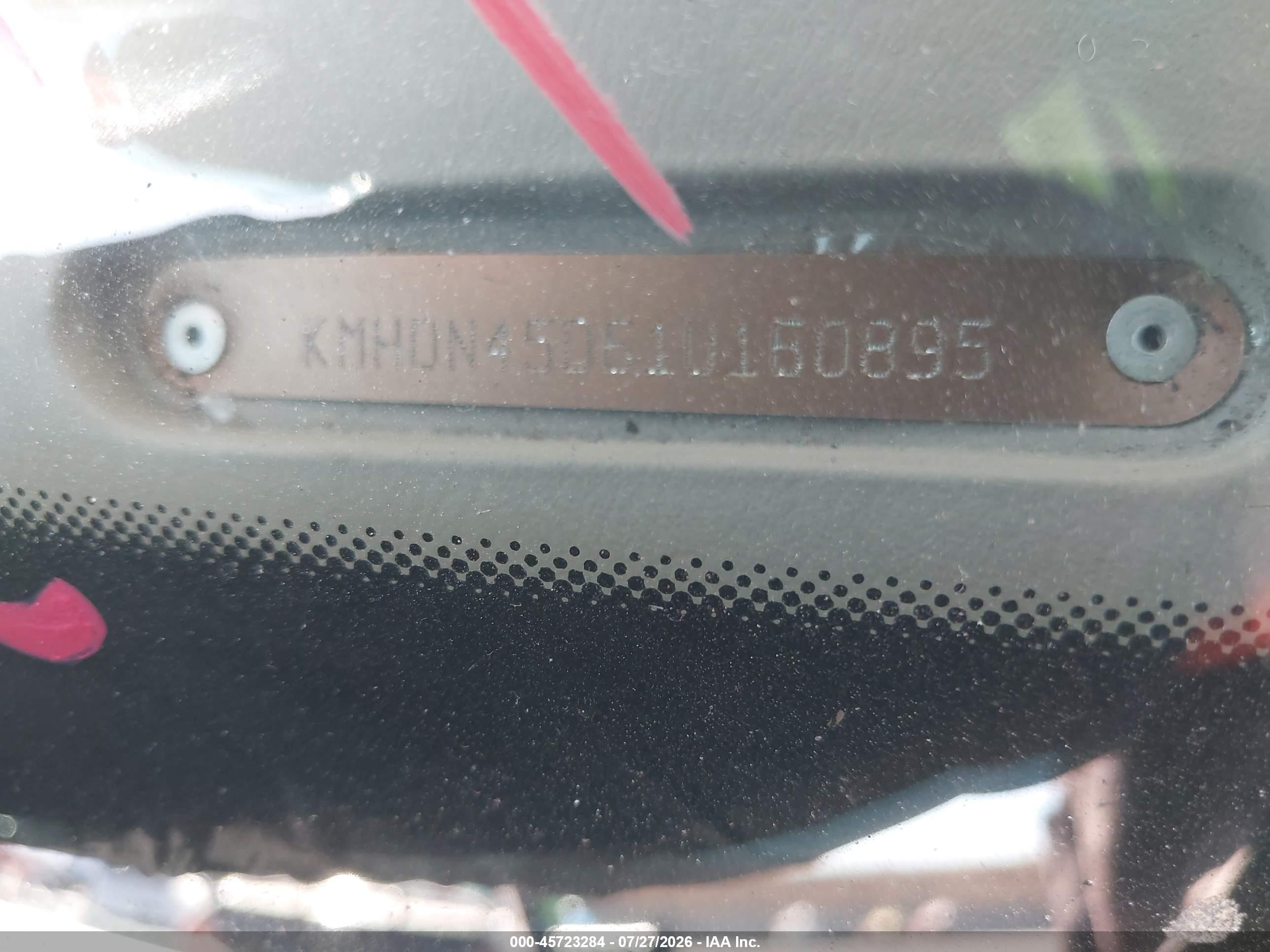 2001 Hyundai Elantra Gls Burgundy vin: KMHDN45D61U160895
