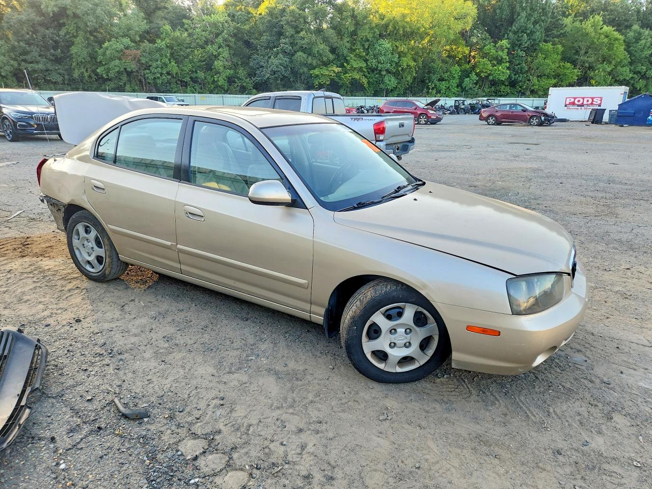 2003 Hyundai Elantra Gls Gold vin: KMHDN45D63U499207
