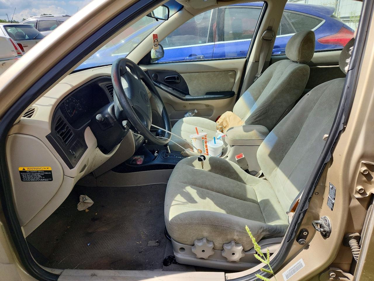2003 Hyundai Elantra Gls Gold vin: KMHDN45D63U499207