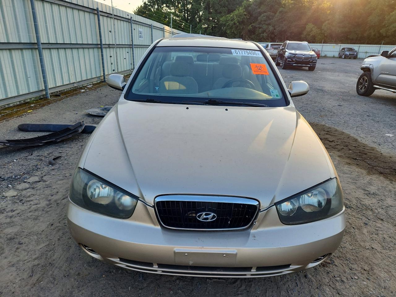 2003 Hyundai Elantra Gls Gold vin: KMHDN45D63U499207