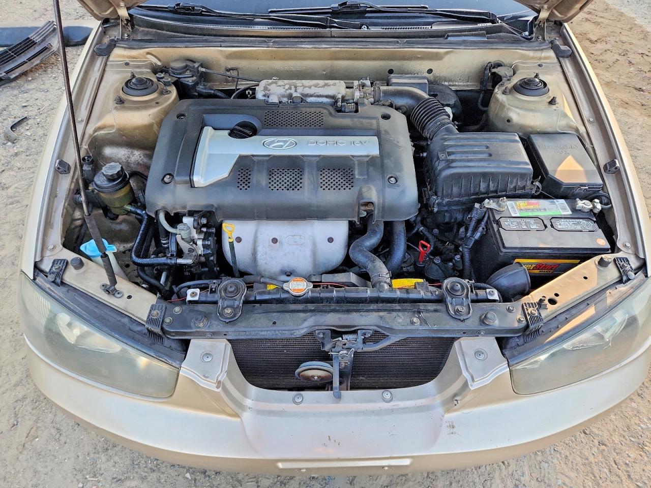 2003 Hyundai Elantra Gls Gold vin: KMHDN45D63U499207