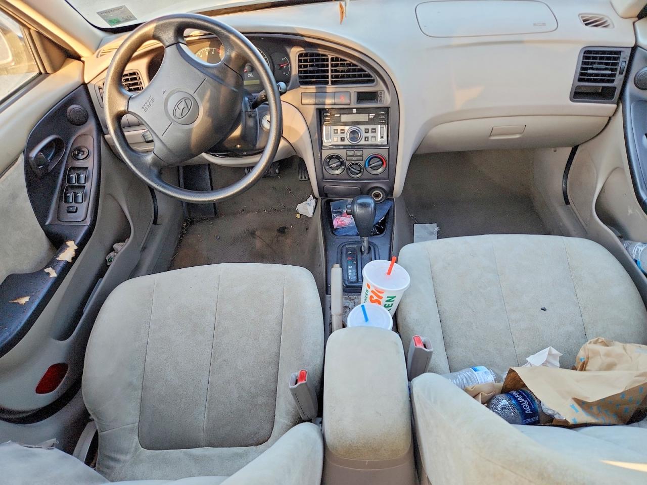 2003 Hyundai Elantra Gls Gold vin: KMHDN45D63U499207