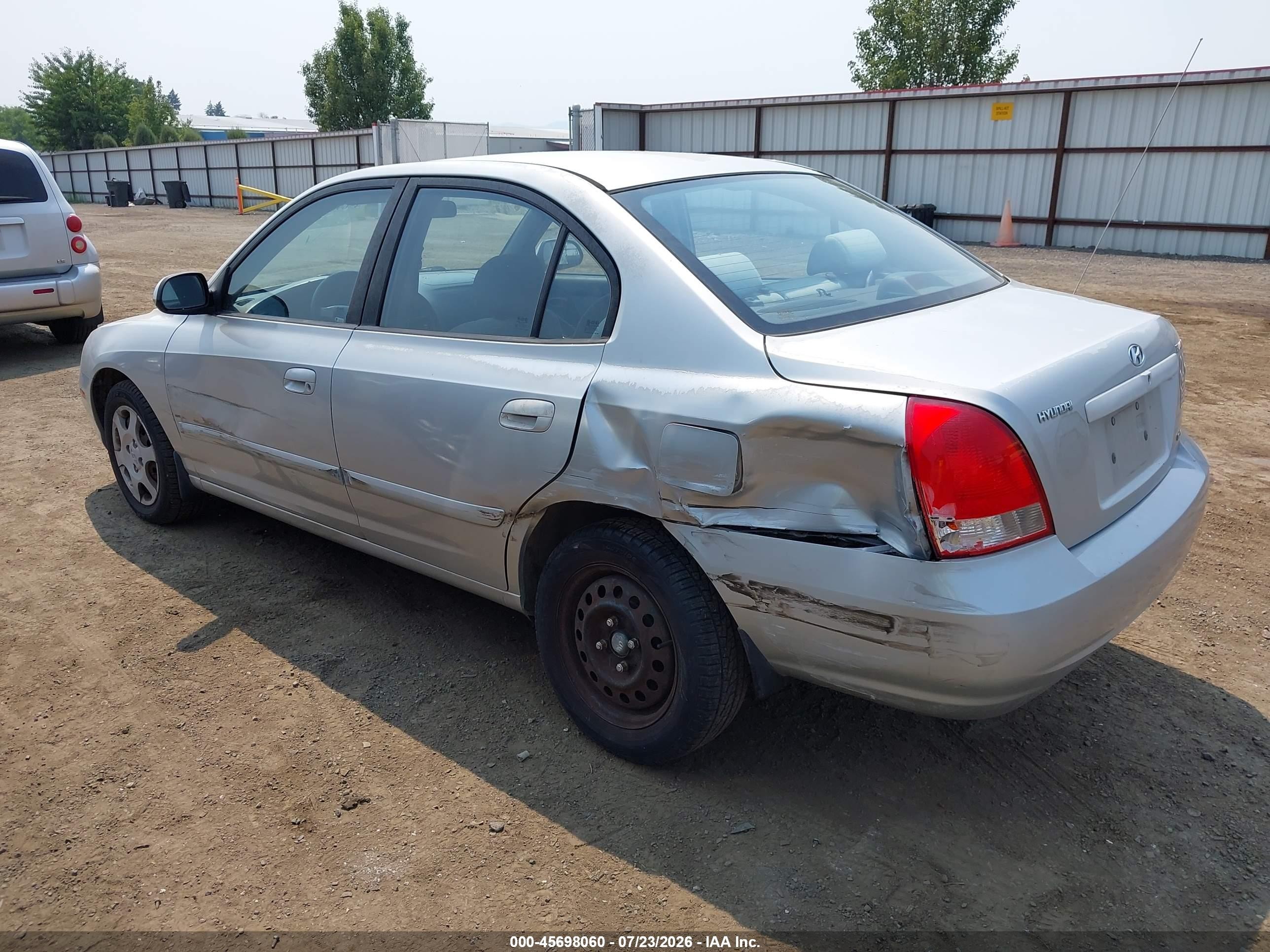 2003 Hyundai Elantra Gls/gt Silver vin: KMHDN45D63U507645