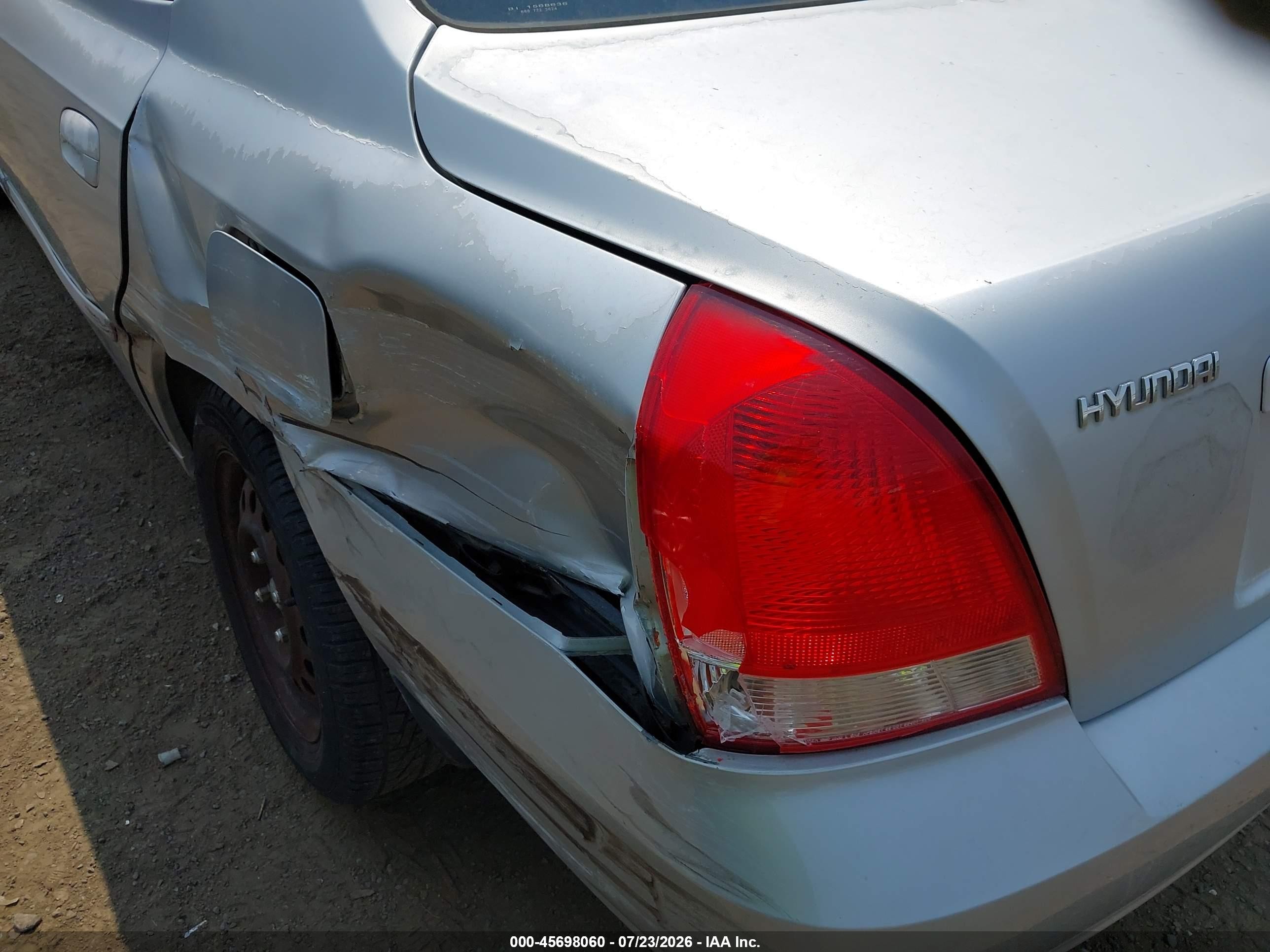 2003 Hyundai Elantra Gls/gt Silver vin: KMHDN45D63U507645